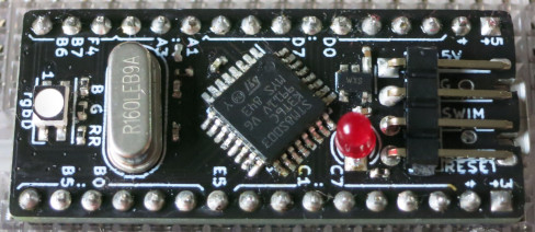 STM8-Breakout Fully Assembled PCB